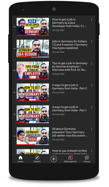 Germany is calling YouTube channel