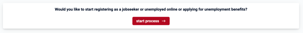 Declare job seeker status start button