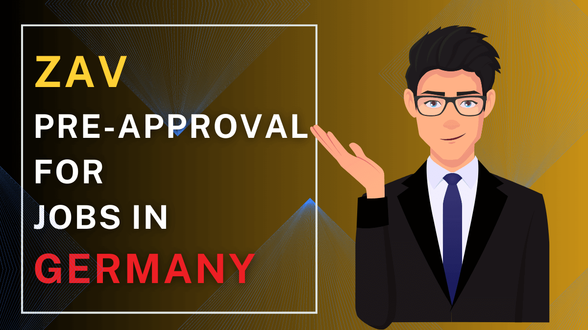 ZAV Pre-Approval for jobs in Germany